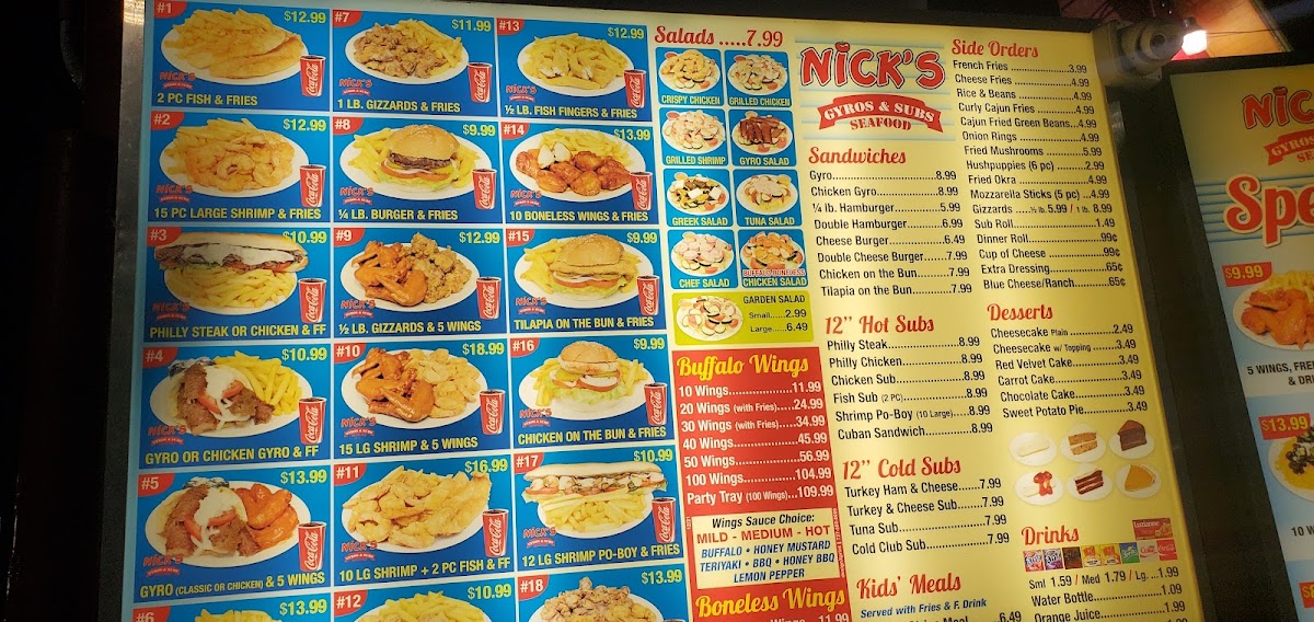 Nick's Gyros & Subs Menu - Image 6